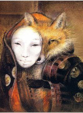 Влюбилась как-то лиса в крестьянина. Пришла к нему и давай объясняться в любви, а тот в ответ — мол, ...