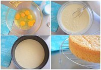 Торт "Тирамису" Ингредиенты: Яйца куриные - 6 шт. Сахар - 220-230 г Мука - 150 г Ванильный ... - 2