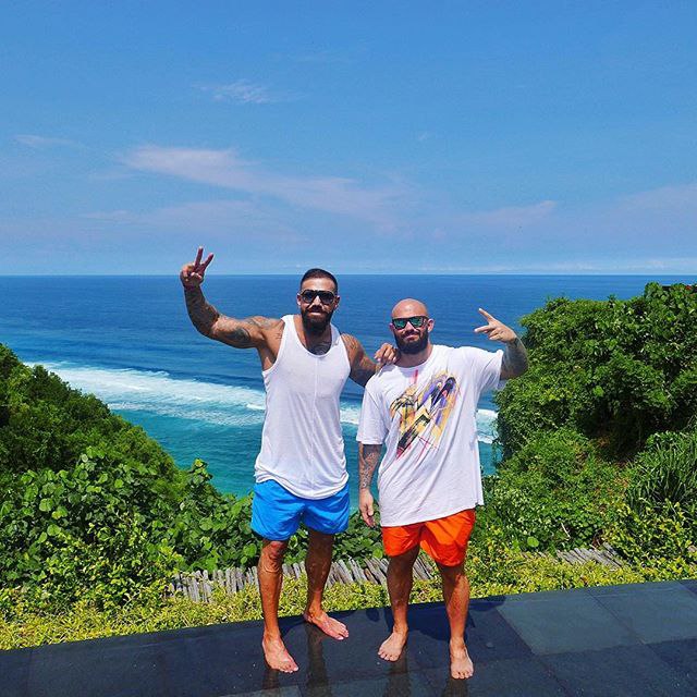  !!!/ with my brotha! @ed_frenkel #Bali