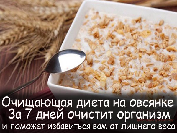Овсяная диета для похудения подходит для всех людей. Овсянка прекрасный продукт для очищения ...