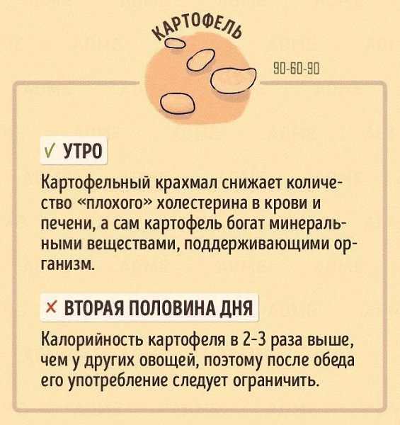 В какое время лучше есть те или иные продукты.#интересно_знать@bon