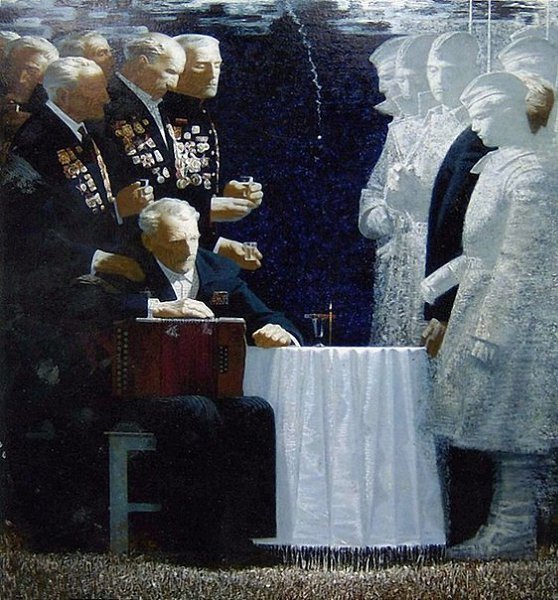 Память. Картина, которую стоит внимательно рассмотреть. Художник: Игорь Кравцов