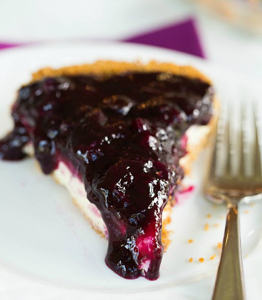 Blueberry Cheesecake Pie