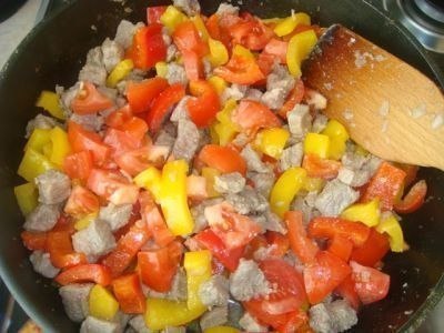 Открытый мясной пирог! Пирог просто восторг!! нежное картофельное тесто и много-много сочной и ... - 3