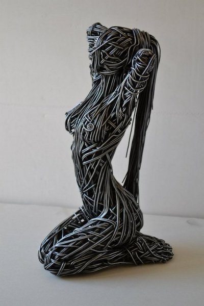 Проволочные люди Ричарда Стейнтхорпа.Британский художник-скульптор Ричард Стейнтхорп очень тонко и ...