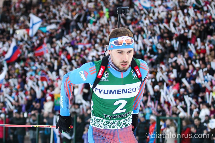 Гонка чемпионов, Тюмень. Мужской масс-старт.1. Антон Шипулин (Россия) – 13.48,4 (0)2. Симон Шемп ...