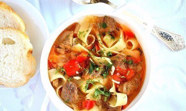 Вкуснейший лагман.Лагман - популярное среднеазиатское национальное блюдо, а если точнее, то просто ... - 7