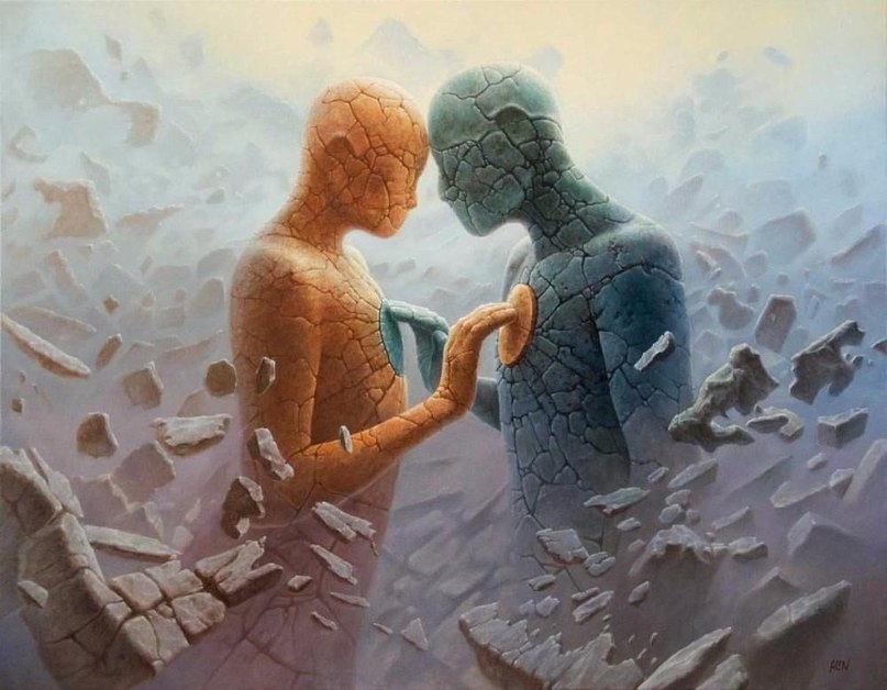 Мир человеческих страданий. Художник Tomasz Alen Kopera.