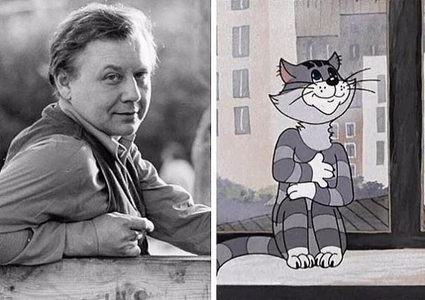 Лайк, если у вас так же :).......Актеры, с которых рисовали персонажей Советских мультфильмов - 6