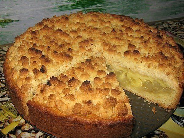 Царский яблочный пирог. Очень вкусно, попробуйте сами! Потрясающе вкусный пирог на песочном тесте с ...