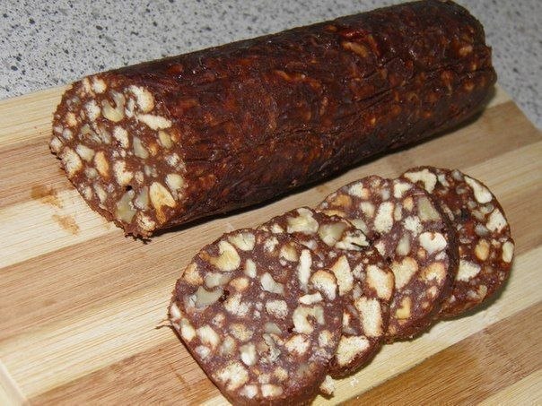 ШОКОЛАДНАЯ КОЛБАСКА .Это самая-самая вкусная