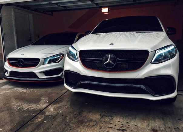 Mercedes-Benz CLA45 AMG & Mercedes-AMG GLE63 Coupe