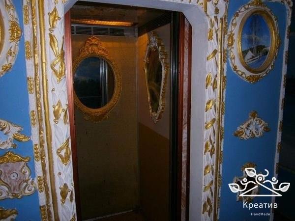 Киевский пенсионер Владимир Чайка превратил подъезд в Версаль - 3