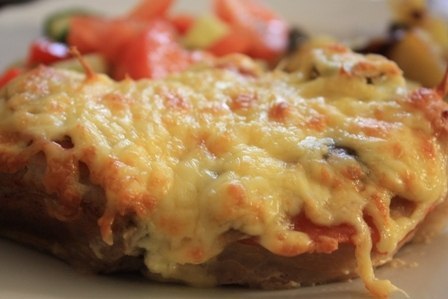 Мясо в фольге с грибами и помидорами. Очень похоже на мясо по-французски, но я сделала несколько ... - 7