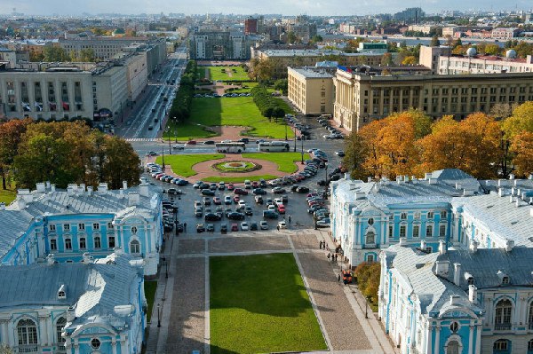 Смотровые площадки Петербурга, откуда открываются наикрасивейшие виды.1. Звонницы Смольного собора ...