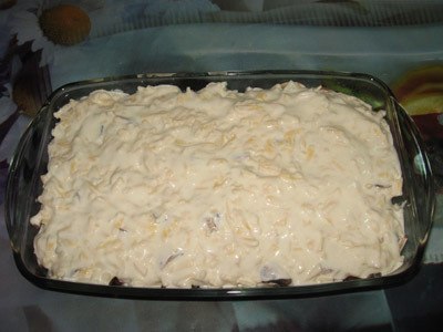 Куриная запеканка с грибами.Ингредиенты:куриное филе 500 гр.помидоры 2 шт.твердый сыр 150 гр.сметана ... - 5
