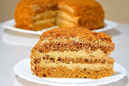 Ооочень ВКУСНЫЙ, НЕЖНЫЙ и ВЛАЖНЫЙ бисквитный МЕДОВИК со СЛИВОЧНЫМ кремом.ПРОСТО, БЫСТРО, ... - 4