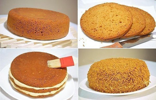 Ооочень ВКУСНЫЙ, НЕЖНЫЙ и ВЛАЖНЫЙ бисквитный МЕДОВИК со СЛИВОЧНЫМ кремом.ПРОСТО, БЫСТРО, ... - 3