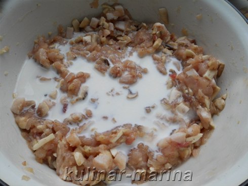     | Chicken sausage with mushrooms.      -  ... - 3