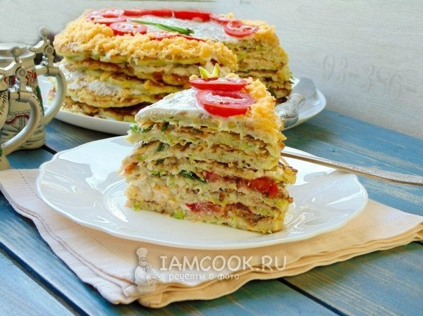 Кабачковый торт: вкуснятина, которую вы еще не пробовали! .Ингредиенты:Кабачки – 1 кг Яйца – 5 ...