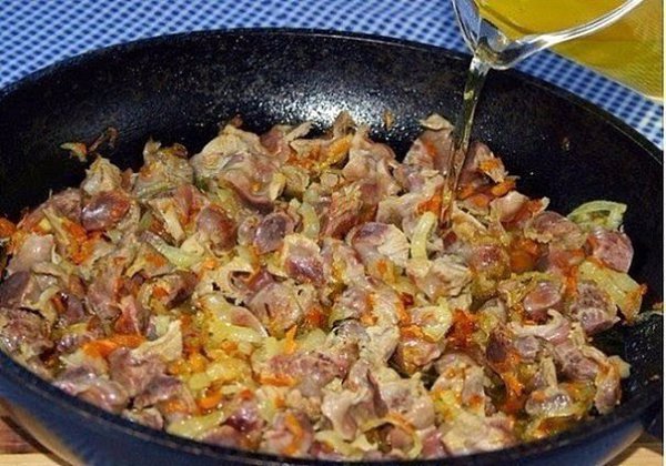 ГОТОВИМ КУРИНЫЕ ЖЕЛУДОЧКИ: ТОП - 6 РЕЦЕПТОВ .1. Куриные желудки по-быстрому ИНГРЕДИЕНТЫ: 500г ... - 5