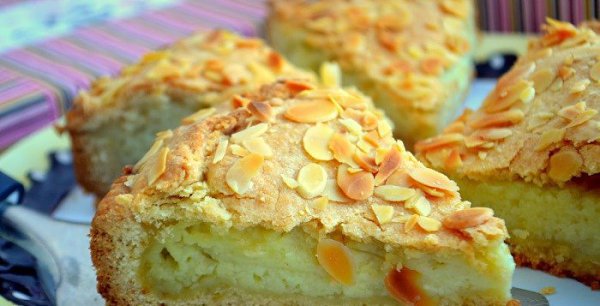 Тосканский пирог с заварным кремом «TORTA DELLA NONNA».Любителям пирогов с заварным кремом ...