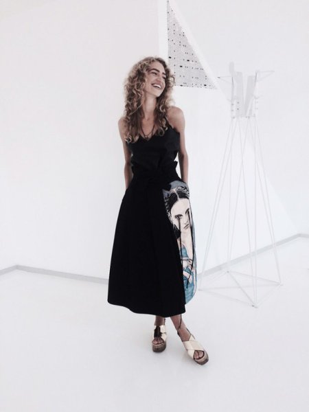 Ekaterina Popova, age 20.FASHION, BLOGGER FROM KIEV, UKRAINE топ - zara; босоножки - zara; юбка - ...