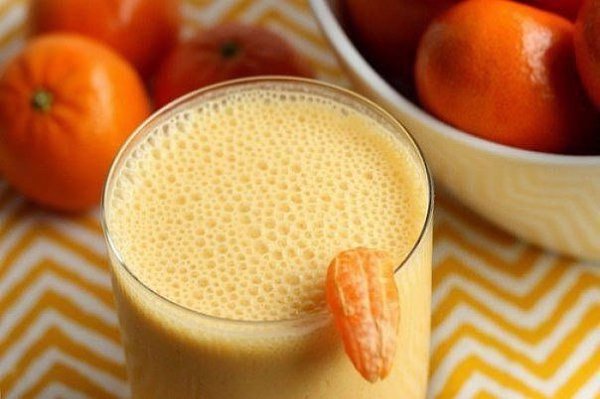 Нежнейший смузи приятного мандаринового цвета! Красота и вкуснота! ПОЛЕЗНЫЙ ФРУКТОВЫЙ СМУЗИ ...