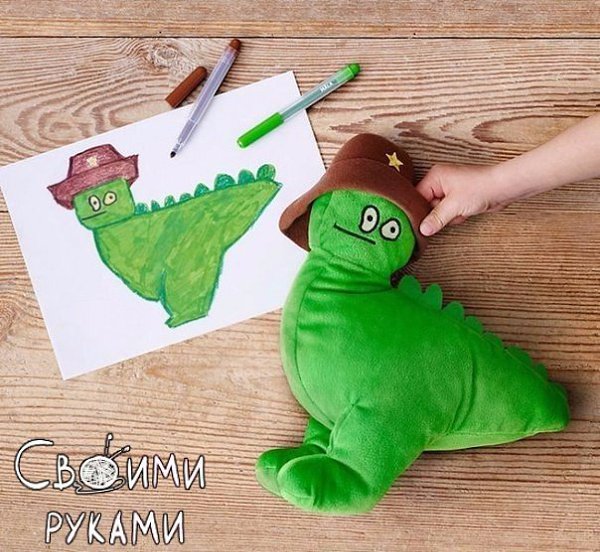 Настоящие игрушки из детских рисунков - 8