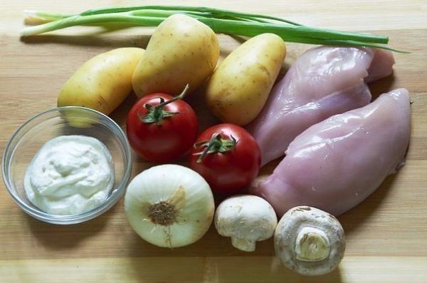 Куриная грудка под шубой.Ингредиенты:Очень вкусно и не особо сложно!Вам потребуется:Грудка куриная 2 ... - 2