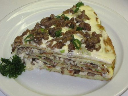 КАБАЧКОВЫЙ ПИРОГ С МЯСОМ И ГРИБАМИ.Ингредиенты:- Кабачки — 2 шт.- Мясной фарш (куриный/говяжий) — ...