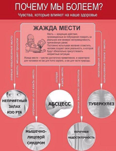Психосоматика или чувства, которые влияют на наше здоровье: - 6