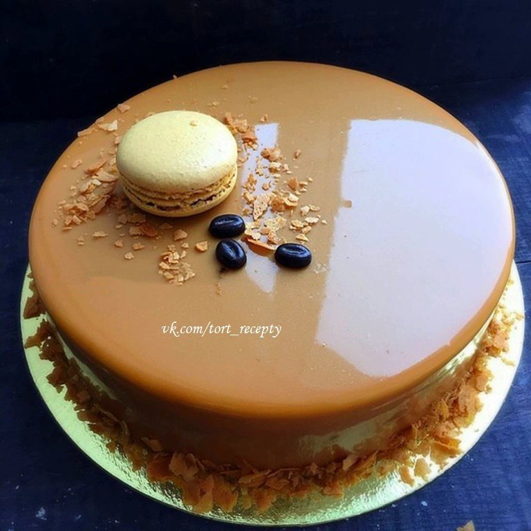 Кофейный торт. Вкусный муссовый торт с нежным ароматомВам потребуется:Фундучный бисквит 573 гр ...