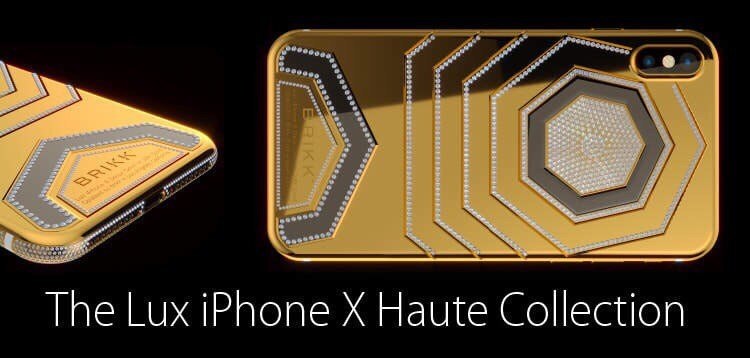Смартфоны iPhone X, украшенные драгоценными металлами, доступны для предзаказа по цене от $7495 до ...