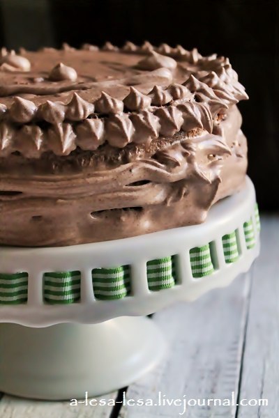 Простой бисквитный торт.Бисквит (форма 17 см.):яйца — 4 штмука — 1 стакансахар — 1 ...