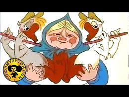 Музыкальные мультфильмы. Два весёлых гуся мультик для детей про бабушку, у которой жили два гуся. Про них поется детская песенка: «Жили у бабуси два весёлых гуся».«Два весёлых гуся» — мультфильм 197...