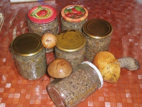 Грибная икра. Вера Долговецкая Грибы почистить,отварить, отдельно пережарить лук, помидоры. ...