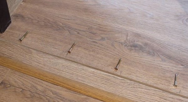 Установка порога межкомнатной двери. В современных квартирах, домах установка межкомнатных дверей ... - 3