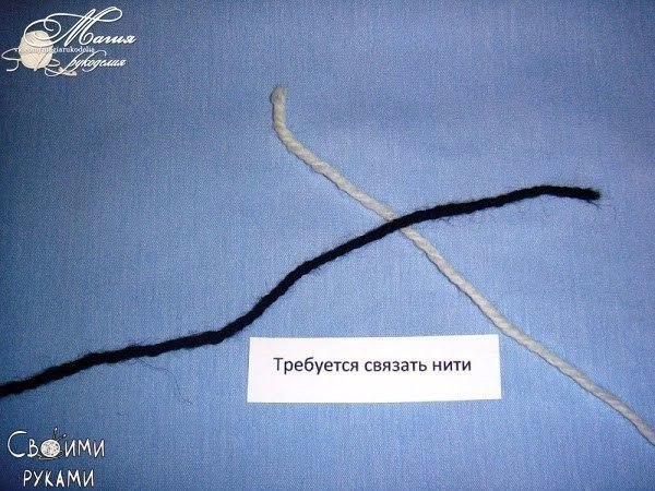 Узелок промышленный для соединения нитей.Показали мне как-то способ соединения ниток и я хочу ...