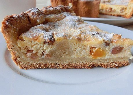 Пирог с творогом и тыквой.Нам потребуется:Мука - 300 г,Масло сливочное – 150 г,Яйцо - 1 шт.,Вода – ... - 5
