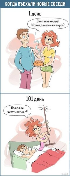 10 комиксов о том, как меняется наше отношение к любым вещам за каких-то 100 дней. - 7