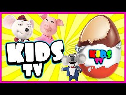 Kids Tv! Surprise eggs - Sing. New cartoon Kinder surprise!