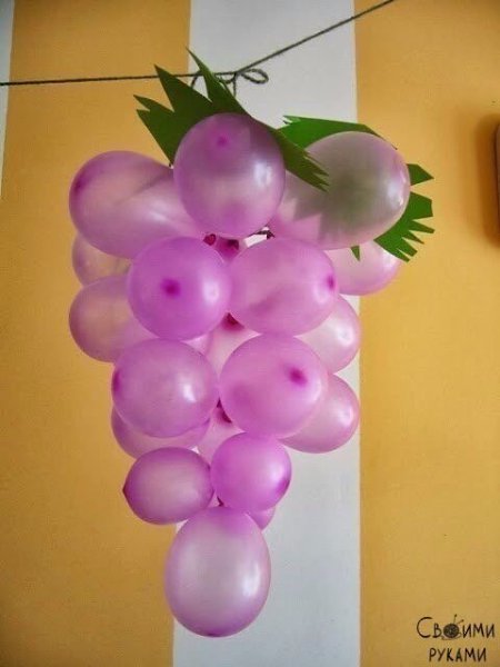 Воздушные фрукты и ягоды