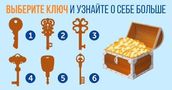 Жми на фото и пишите свой ответ в комментариях.Результаты: Ключ 1Вы выбрали самый простой и ...
