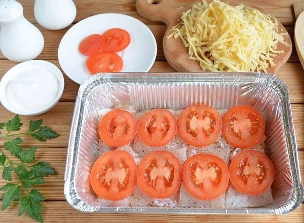 РЫБА ПО-ФРАНЦУЗСКИ К УЖИНУ.Вкусно, быстро и просто Ингредиенты: Рыба — 500-600 Грамм Сыр — 100 Грамм ... - 6
