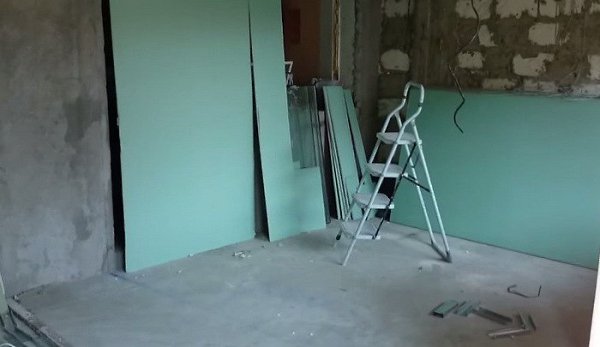Перегородка из гипсокартона своими руками. Разделение большого помещения на части для аккуратного ...