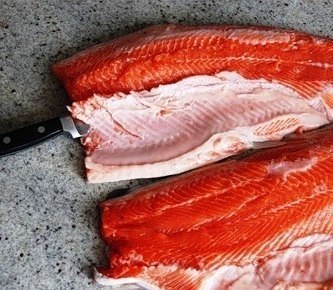 Соленая красная рыба.Разве может быть закуска вкуснее, чем соленая красная рыба? Если правильно ... - 2