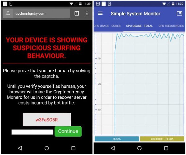 Выявлена сеть сайтов, для которых миллионы Android-смартфонов майнили Monero на тысячи долларов.Во ...
