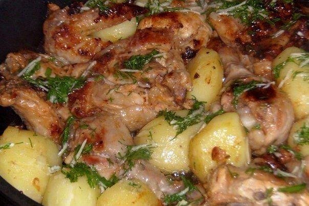 Курочка в кефире .1. Курицу разрезать на порционные кусочки + соль, перец. 2. Смешиваем 1 стакан ...