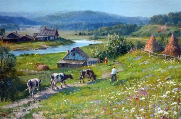 Окунемся в старину... Художник Владимир Жданов. #just_travel #туризм #путешествия - 2